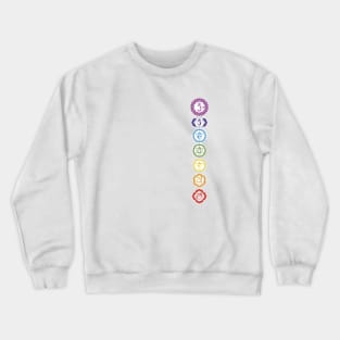 Colorful Chakras Crewneck Sweatshirt